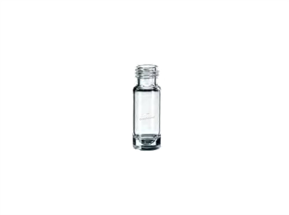 Picture of 1.1mL Screw Top Wide Mouth High Recovery Vial, Clear Glass, 9mm Thread, Q-Clean